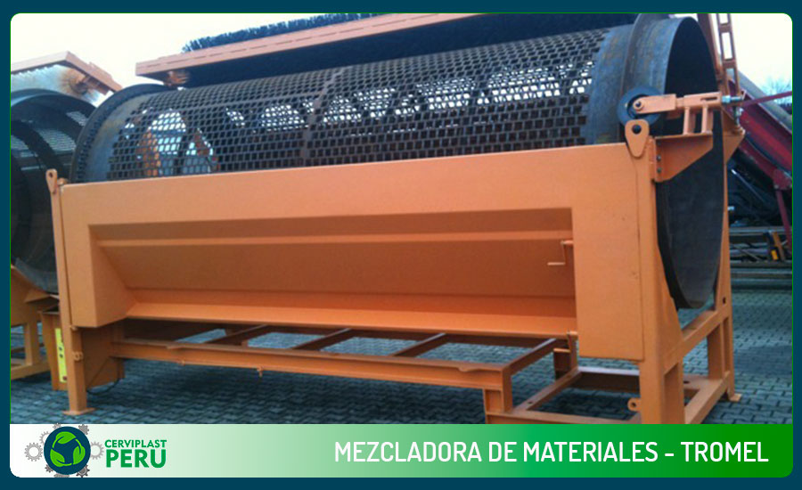 Mezcladora de materiales Tromel